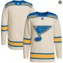 St. Louis Blues Blank Cream 2022 Winter Classic Stitched Jersey