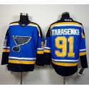 Blues #91 Vladimir Tarasenko Light Blue Home Stitched Jersey