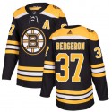 Boston Bruins #37 Patrice Bergeron Black Stitched Adidas Jersey