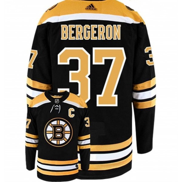 Boston Bruins #37 Patrice Bergeron Black Stitched Jersey