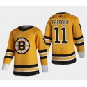 Boston Bruins #11 Trent Frederic Gold Stitched Jersey