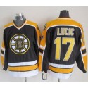 Bruins #17 Milan Lucic Black CCM Throwback New Stitched Jersey