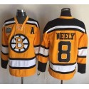Bruins #8 Cam Neely Yellow Winter Classic CCM Throwback Stitched Jersey