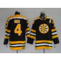Bruins #4 Bobby Orr Stitched CCM Throwback Black Jersey