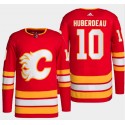 Calgary Flames #10 Jonathan Huberdeau Red Stitched Jersey