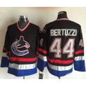 Canucks #44 Todd Bertuzzi Black Blue CCM Throwback Stitched Jersey