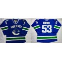 Canucks #53 Bo Horvat Blue Home Stitched Jersey