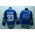 Canucks #33 Henrik Sedin Stitched Blue Third Jersey