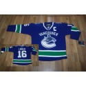 Canucks #16 Trevor Linden Stitched Blue Jersey