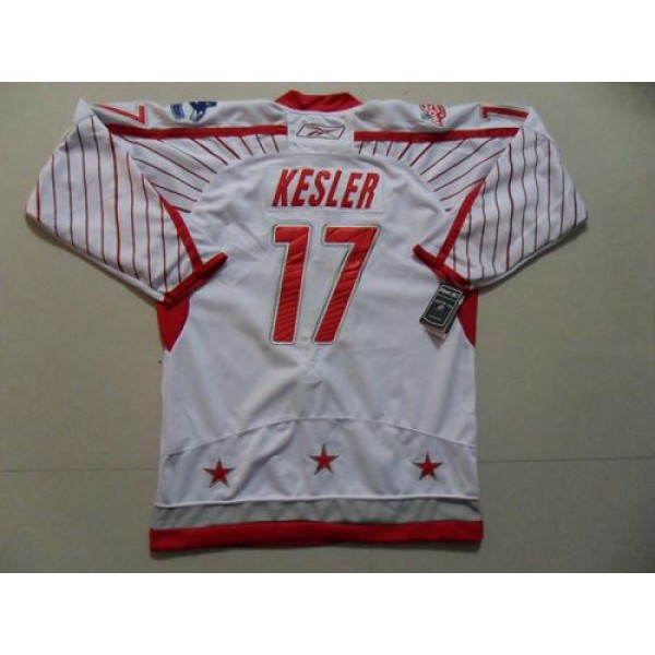 Canucks #17 Ryan Kesler 2011 All Star Stitched White Jersey