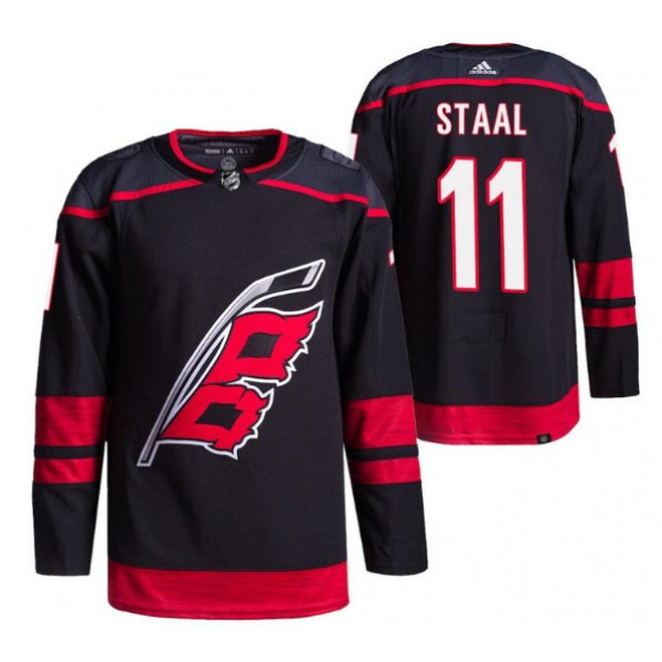 Carolina Hurricanes #11 Jordan Staal Black Breakaway Alternate Pro Stitched Jersey