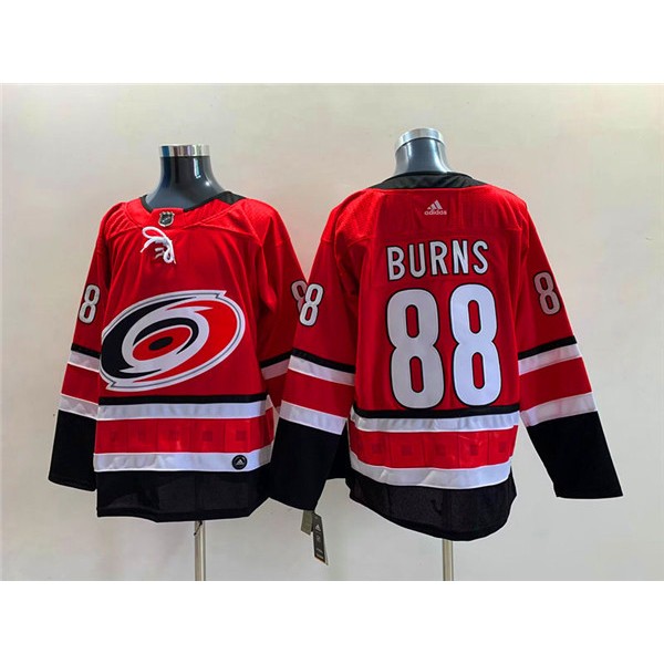 Carolina Hurricanes #88 Brent Burns Red Stitched Jersey