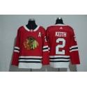 Chicago Blackhawks #2 Duncan Keith Red Adidas Stitched Jersey