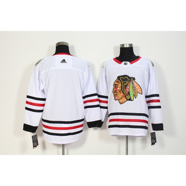 Chicago Blackhawks White Stitched Adidas Jersey