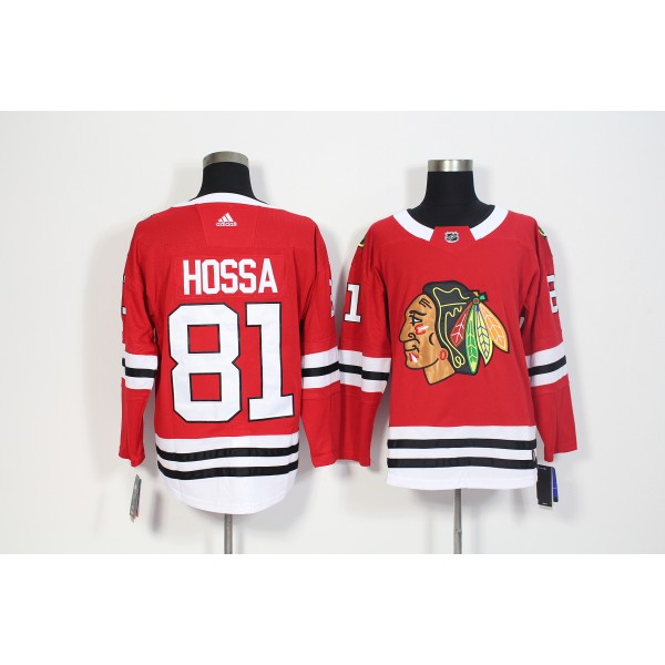 Chicago Blackhawks #81 Marian Hossa Red Stitched Adidas Jersey