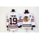 Chicago Blackhawks #19 Jonathan Toews White Stitched Adidas Jersey