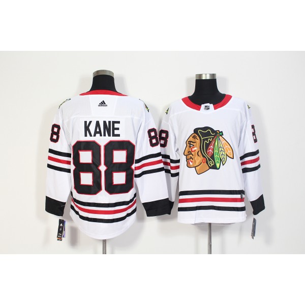 Chicago Blackhawks #88 Patrick Kane White Stitched Adidas Jersey