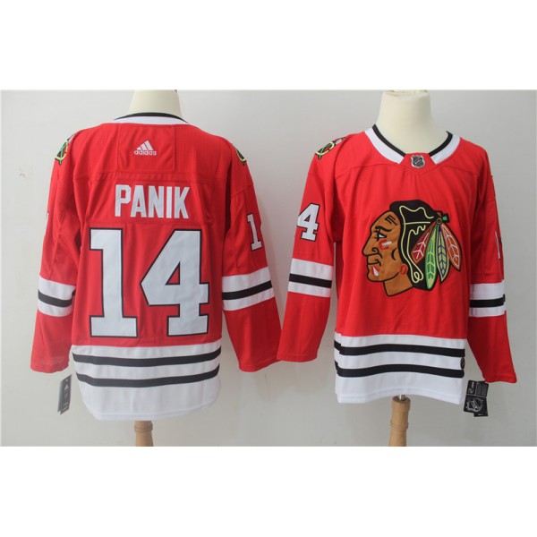 Chicago Blackhawks #14 Richard Panik Red Stitched Adidas Jersey