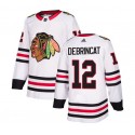 Chicago Blackhawks #12 Alex DeBrincat White Stitched Jersey