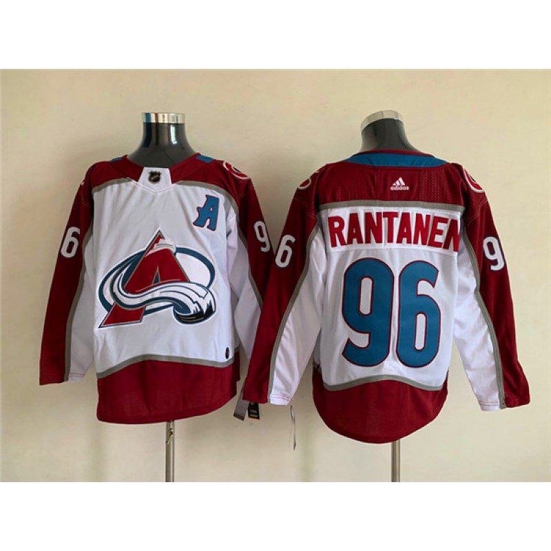 Colorado Avalanche #96 Mikko Rantanen White Stitched Jersey