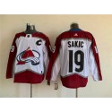 Colorado Avalanche #19 Joe Sakic White Stitched Jersey