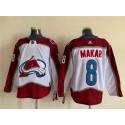Colorado Avalanche #8 Cale Makar White Stitched Jersey