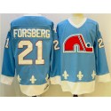 Colorado Avalanche #21 Peter Forsberg Blue Stitched Jersey