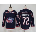 Columbus Blue Jackets #72 Sergei Bobrovsky Navy Stitched Adidas Jersey