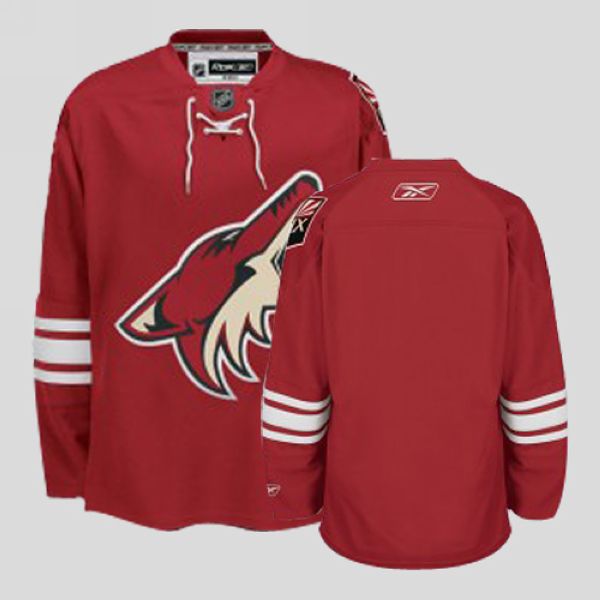 Coyotes Blank Stitched Red Jersey