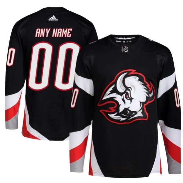 Buffalo Sabres Custom Black Stitched Jersey
