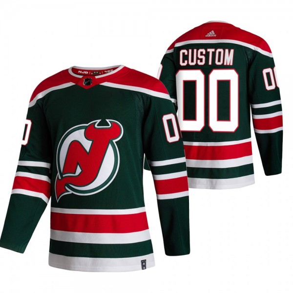 New Jersey Devils Custom Name Number Size NHL Stitched Jersey