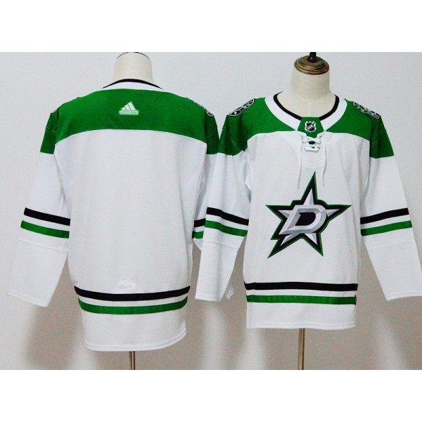 Dallas Stars White Stitched Adidas Jersey