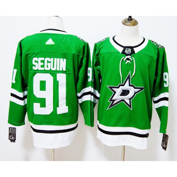 Dallas Stars #91 Tyler Seguin Green Stitched Adidas Jersey