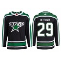 Dallas Stars #29 Jake Oettinger Balck Stitched Jersey