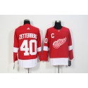 Detroit Red Wings #40 Henrik Zetterberg Red Stitched Adidas Jersey