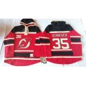 Devils #35 Cory Schneider Red Sawyer Hooded Sweatshirt Stitched Jersey