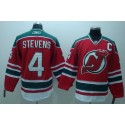 Devils #4 Scott Stevens Stitched Red CCM Team Classic Jersey