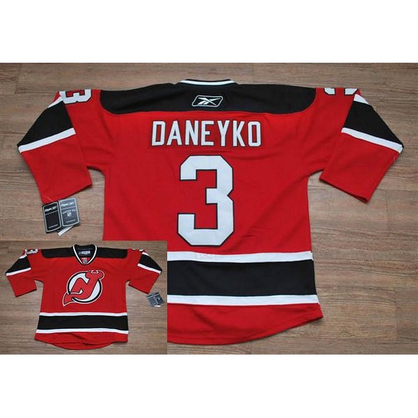 Devils #3 Ken Daneyko Stitched Red Jersey