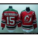 Devils #15 Jamie Langenbrunner Stitched Red And Green CCM Throwback Jersey