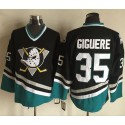 Ducks #35 Jean-Sebastien Giguere Purple Turquoise CCM Throwback Stitched Jersey