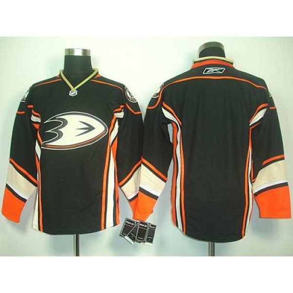 Ducks Blank Black Third Stitched Jersey