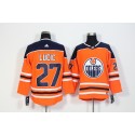 Edmonton Oilers #27 Milan Lucic Orange Stitched Adidas Jersey