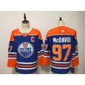 Edmonton Oilers #97 Connor McDavid Royal Blue Stitched Adidas Jersey