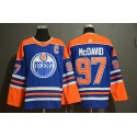 Edmonton Oilers #97 Connor McDavid Royal Stitched Jersey