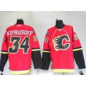 Flames #34 Miikka Kiprusoff Stitched Red Jersey