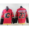 Flames #23 Sean Monahan Red Stitched Jersey