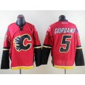 Flames #5 Mark Giordano Red Stitched Jersey
