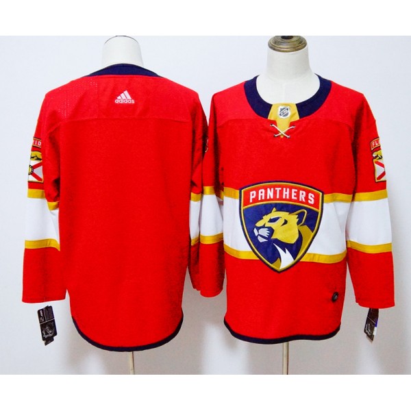 Florida Panthers Red Stitched Adidas Jersey