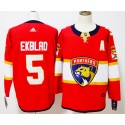 Florida Panthers #5 Aaron Ekblad Red Stitched Adidas Jersey