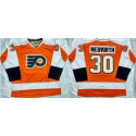 Flyers #30 Michal Neuvirth Orange Home Stitched Jersey